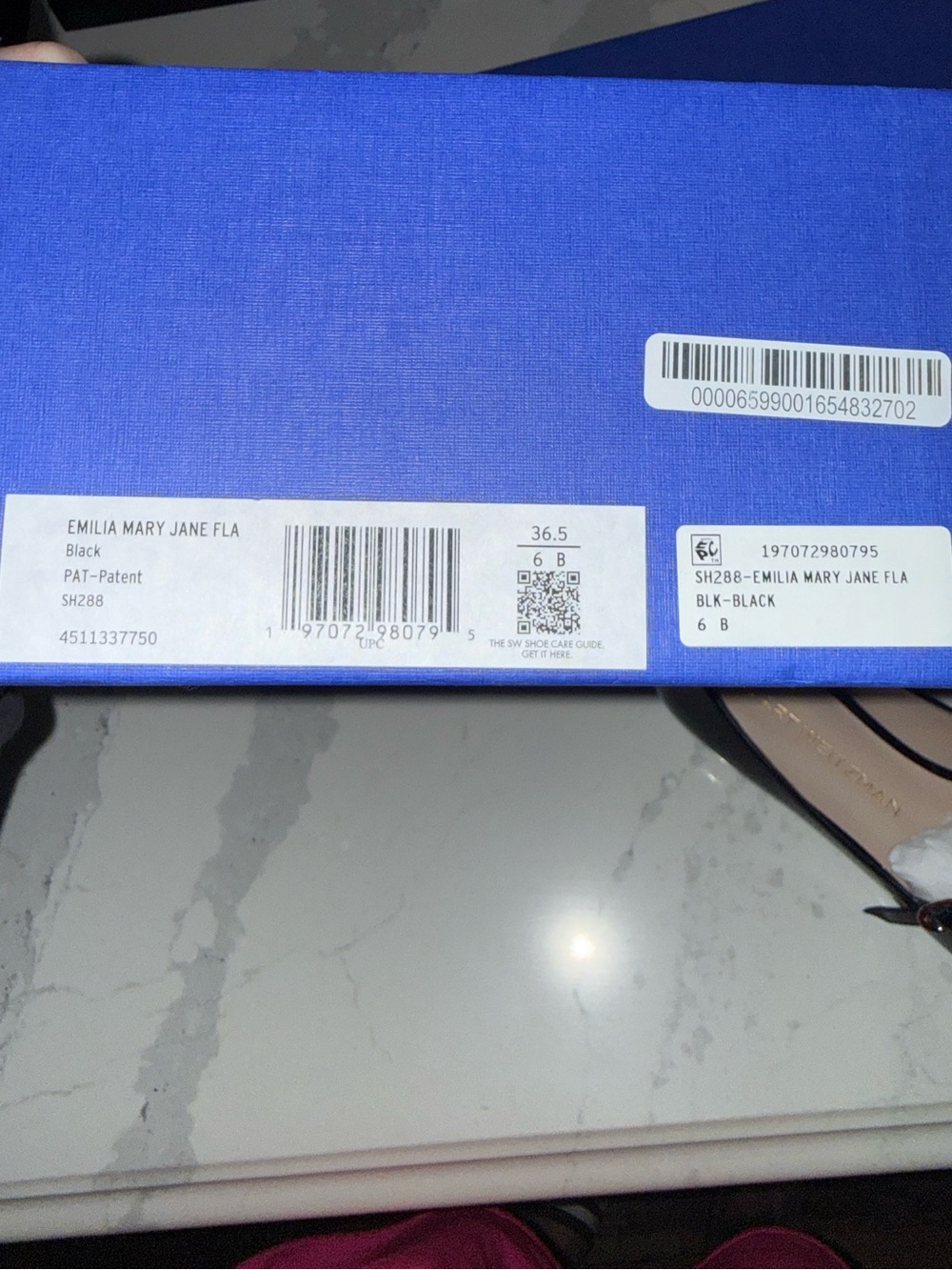 New in Box Stuart Weitzman Emilia Mary Jane Flat - Picture 2 of 10